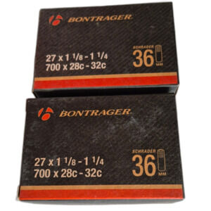 Bundle of Two (2ea) BONTRAGER SCHRADER 36MM 27 x 1-1/8"--1-1/4"